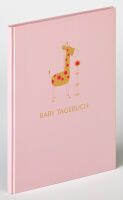 Walther Tagebuch Baby Animal, rosa, 20X28 cm