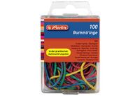 Herlitz Gummiring 100er Box 20-70mm Durchmesser (8770000)