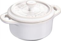 Staub Mini Cocotte, 10 cm | Elfenbein-Weiß | rund | Keramik (40511-997-0)