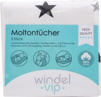 Windelvip Moltontücher 80x80 cm 2 Stk 10096