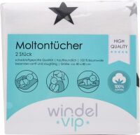 Windelvip Moltontücher 80x80 cm 2 Stk 10096