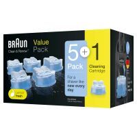 Braun Clean & Renew CCR 5+1 Reinigungskartuschen