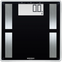 Soehnle 63879 - Electronic personal scale - 180 kg - 100 g - kg,lb,st - Square - Black