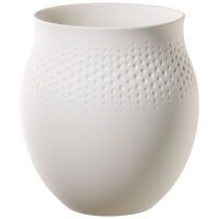 Villeroy & Boch Manufacture Collier blanc Vase Perle groß