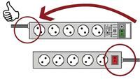 Brennenstuhl BN-SPB120 - 5 AC outlet(s) - Silver - 2.5 m