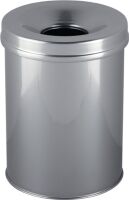 DURABLE Papierkorb Safe rund 15 Liter silber (330523)