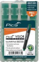 Pica VISOR permanent Ersatzminen -Sets, grün Markierprodukte