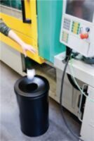 DURABLE Papierkorb Safe rund 30 Liter schwarz (330601)