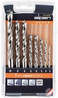 Alpen HSS-Co5 PCTM 8-tlg Profi Holz Metallbohrer