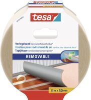 Tesa 55735 - Verlegeband entfernbar 25 m x 50 mm
