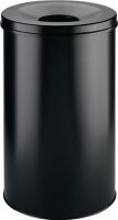 DURABLE Papierkorb Safe rund 60 Liter schwarz (330701)