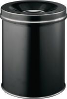 DURABLE Papierkorb Safe rund 15 Liter schwarz (330501)