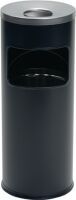 DURABLE Papierkorb Safe mit Ascher rund schwarz (333201)