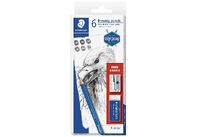 STAEDTLER Bleistift Lumograph Set 6B-2H (61 100 C6)