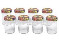 EMSY Schraubdeckelglas 230ml mit 66mm TO-Deckel Obstde8er Tray
