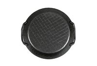 TURK Servierpfanne schmiedeeisern mit 2 Griffen Ø24cm schwarz