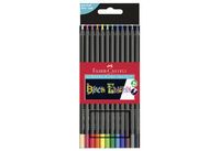 FABER-CASTELL Buntstifte Black Edition 12er Kartonetui (116412)