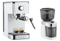 GRAEF Siebträger-Espressomaschine ES 401 salita mit Kaffeemühle CM 201 (300723)