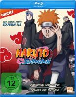Naruto Shippuden - Der Rokubi taucht auf / Angriff auf Konoha - Staffel 07+08: Folge 364-395 (Blu-ray)