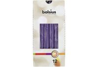 BOLSIUS Spitzkerze 24,5x2,4cm ultra violet - 12 Stück