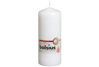 BOLSIUS Stumpenkerze 15x5,8cm weiß - 10 Stück