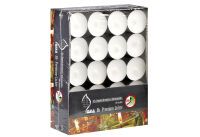 GALA-Kerzen Teelicht Nightlight 8h-Lichte Basic doppelte Höhe 40 im Pack 2,5cm Ø4cm - 8 Stück