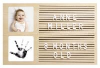 PEARHEAD Babyprints "Letterboard eckig" (623515)
