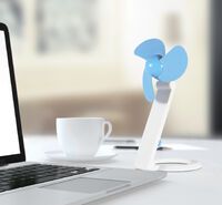 Thumbs Up ! Ventilator USB blau/weiß