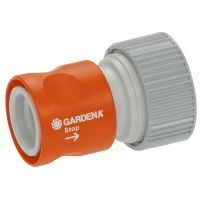 Gardena SB-Profi-System-Übergangsstück mit Wasserstop (2814-20)