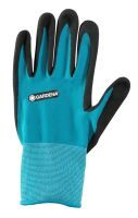 Gardena 11511-20 - Gardening gloves - Black - Blue - M - SML - Elastane - Nitril - Polyester - 42% polyester - 55% nitrile - 3% elastane