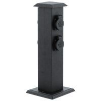 Eglo Leuchten EGLO PARK 4 - Black - Plastic,Steel - IP44 - AC - 220 - 240 V - 50 - 60 Hz