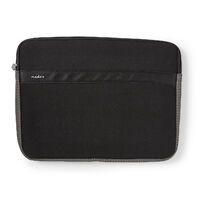 Nedis Notebook-Tasche / 15 - 16 " / Neopren / Anthrazit / Schwarz / 22 mm / 277 mm / 380 mm