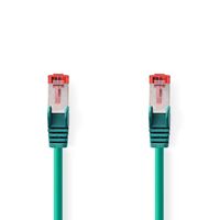 Nedis CAT6-Netzwerkkabel / RJ45 Stecker / RJ45 Stecker / S/FTP / 7.50 m / Rund / LSZH / Grün / Plastikbeutel