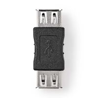 Nedis N CCGB60900BK - USB 2.0 Adapter A-Buchse> A-Buchse Schwarz - Cable