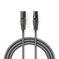Nedis DMX-Adapterkabel| XLR 3-Pin Stecker| Buchse| Vernickelt| 15.0 m| rund - Audio/Multimedia - Digital