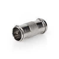 Nedis Satelliten- und Antennenadapter| F Male Schnell|| Vernickelt| 75