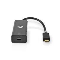 Nedis USB-Adapter| USB 3.2 Gen 1| USB-Typ-C Stecker| Mini DisplayPort| 0.20 m| rund