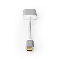 Nedis N CCTB64680AL02 - USB 3.0 C Stecker auf HDMI Buchse mit Strom 0.2 m