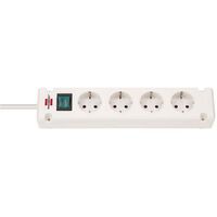 Brennenstuhl 1150650124 - 1.5 m - 4 AC outlet(s) - Indoor - White - 300 mm - 1 pc(s)
