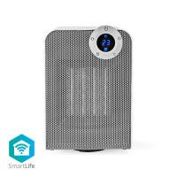 Nedis SmartLife Heizlüfter / Wi-Fi / Kompakt / 1800 W / 3 Wärmeeinstellungen / Oszillation / Anzeige / 15 - 35 °C / Android™ / IOS / Weiss