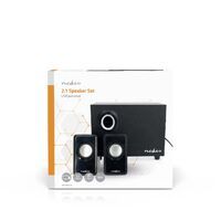 Nedis PC-Lautsprecher / 2.1 / 33 W / 3.5 mm Stecker / Stromversorgung über USB / Lautstärke-Regler