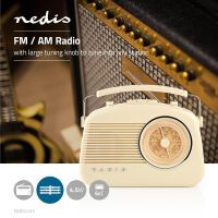 Nedis RADIO RETRO DESIGN (RDFM5000BG ELFENBEIN)