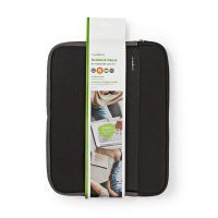 Nedis Notebook-Tasche| 13-14"| Neopren| Anthrazit Schwarz| 20 mm| 270| 335