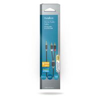 Nedis AUDIOKABEL 3,5MM 2XCINCH 0,5M (CABW22200AT05)