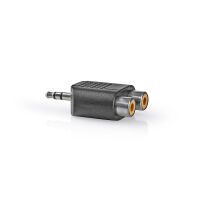 Nedis AUDIO-ADAPTER 3,5- 2XRCA (CAGB22940BK     ANTH)
