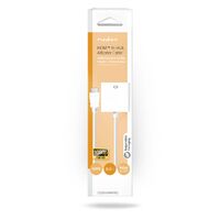 Nedis CCGB34900WT02 - 0.2 m - HDMI Connector - VGA Female - Nickel - 1920 x 1080 pixels - White