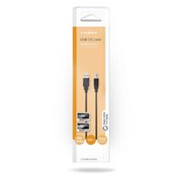 Nedis USB-Kabel| USB 2.0| USB-A Stecker| USB-B| 480 Mbps| Vernickelt| 2.00 m - Cable - Digital