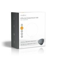 Nedis CAT5e Netzwerkkabel Rolle / Solid / F/UTP / Kupfer / 100 m / Innen / Rund / PVC / Grau / Pull Box - ausziehbar