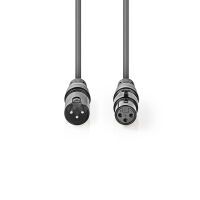 Nedis DMX-Adapterkabel| XLR 3-Pin Stecker| Buchse| Vernickelt| 10.0 m| rund - Audio/Multimedia - Digital