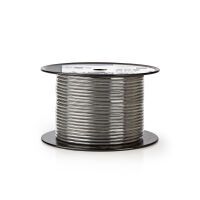 Nedis DMX Kabel| 110 Ohm| 2x 0.23 mm²| 100.0 m| rund| PVC| Dunkelgrau| - Cable - Audio/Multimedia